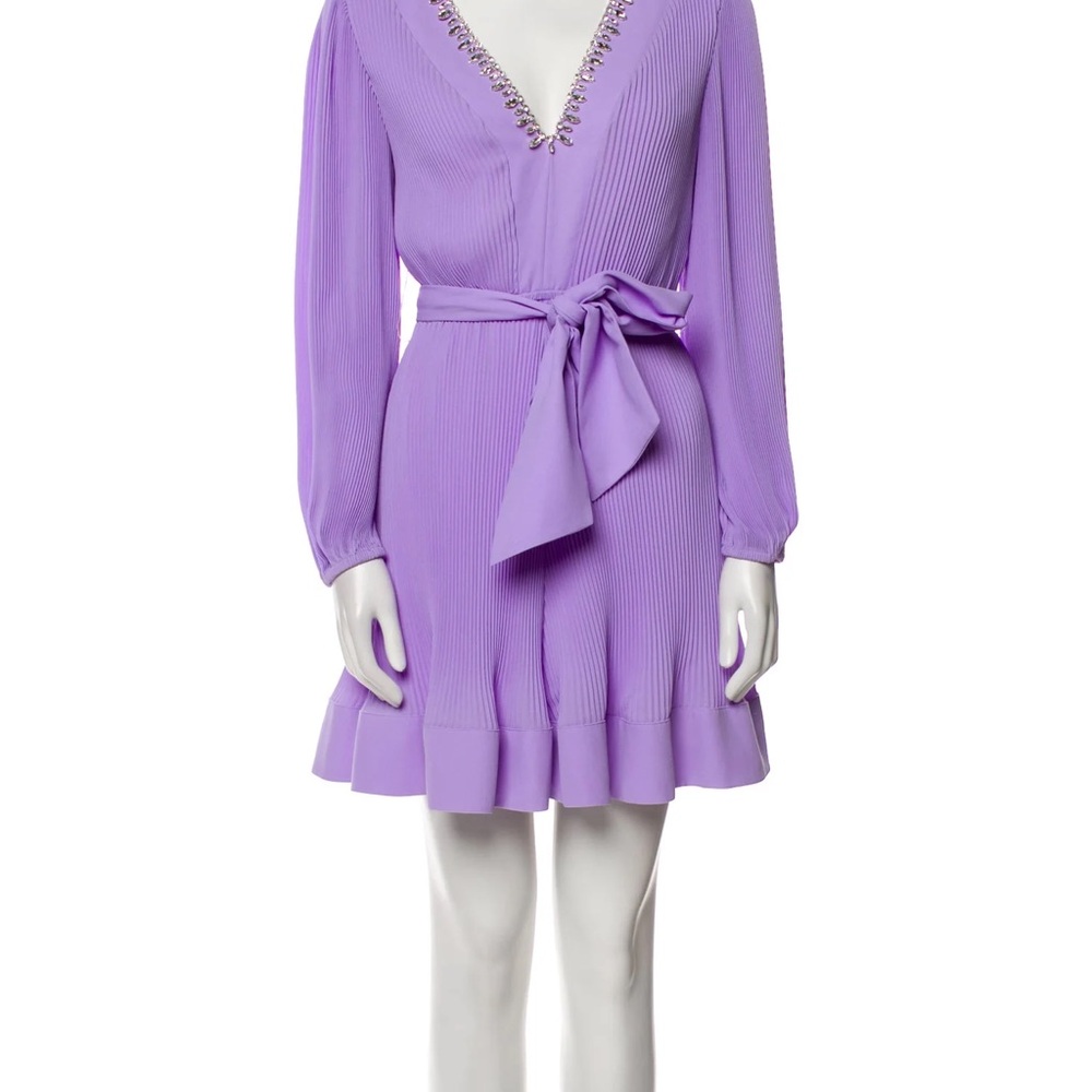 Milly Lavender Long Sleeve Dress